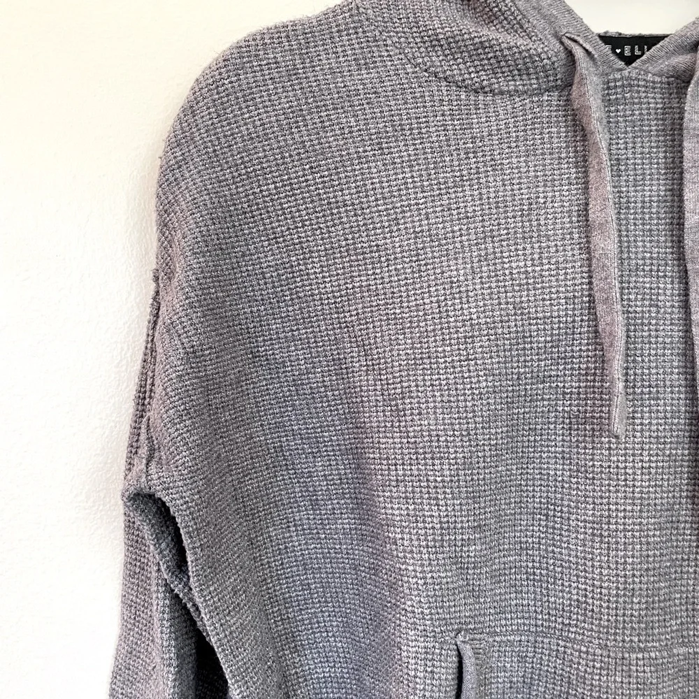 Love Ellie | Grey Hooded Sweater | Size Small - Picture 4 of 11